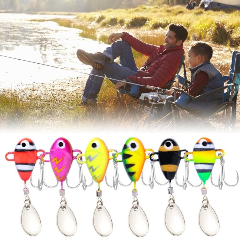 5cm 11.4g VIB Baits Sinking Lures Fishing Lures Walleye Jigging Baits Fishing Tackle Fishing Spoon with Hook
