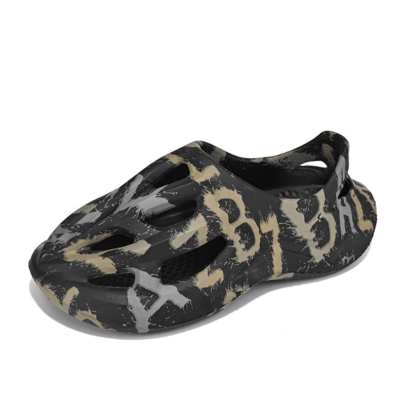 Unisex Beach Sandals EVA Women Men Hollow Garden Shoes Tie-dyed Designer Hole Slippers Sneakers Water Shoes Slip On Foam Runner