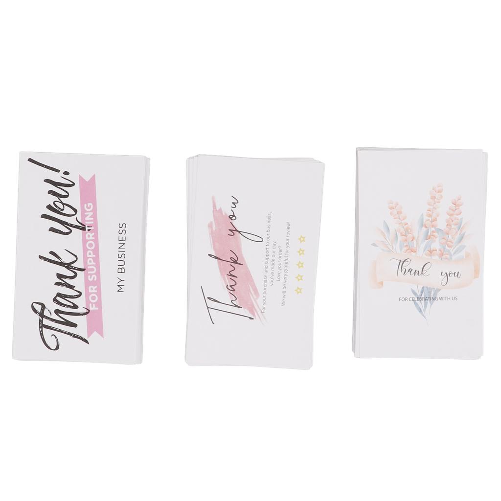 90Pcs Blank Postcards Clear Patterns Glossy Surface White Cardstock for Note Memo Vocabulary DIY