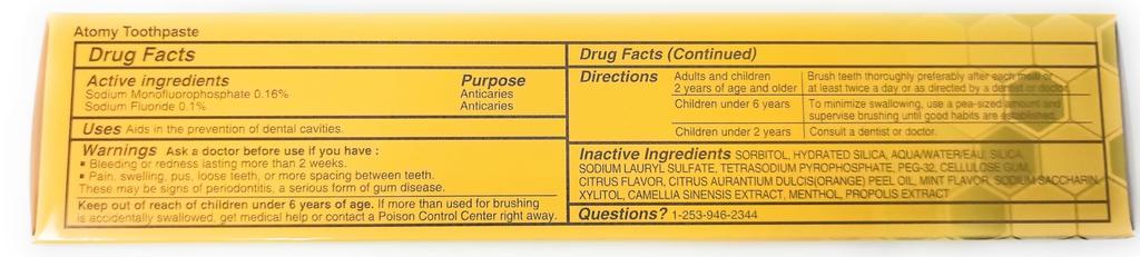 Atom Beauty Atomy Toothpaste Set of 5