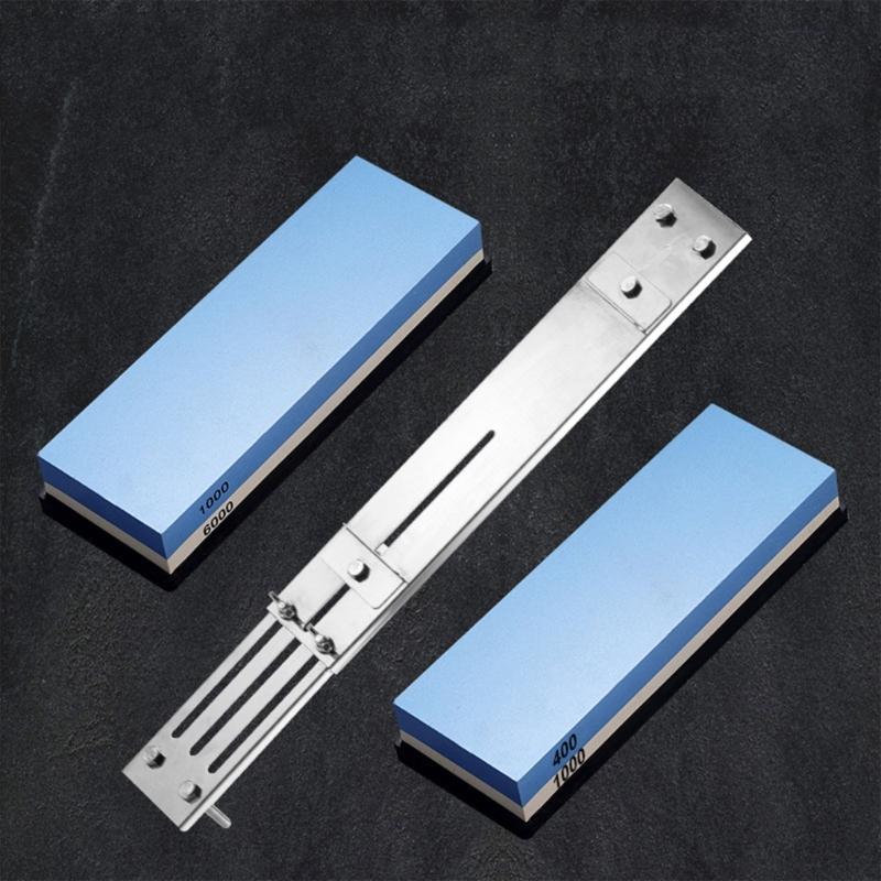 Schleifsteinhalter mit Flügelmutter, praktische Spülbrücke zum Schleifen von Steinmesserschärfer-Unterstützung, Küchenbedarf