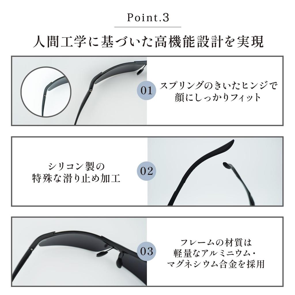 Photochromic UV Driving Black x Gray [OSHAMY] Sunglasses, & Polarized, UV400, Ultra-lightweight, Protection, & Sports, (Photochromic & Polarized)