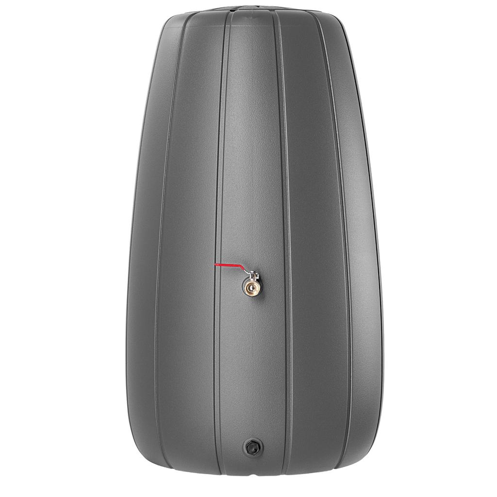 KADAX Zbiornik Na Deszczówkę Wodę Beczka 200L Deszcz Pojemnik + Kran Z Donicą 2W1