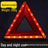 Compact Car-Mounted Reflective Triangle Emergency Warning Sign