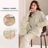 Shenbaolai Winter Fleece Maternity & Nursing Sleepwear Set