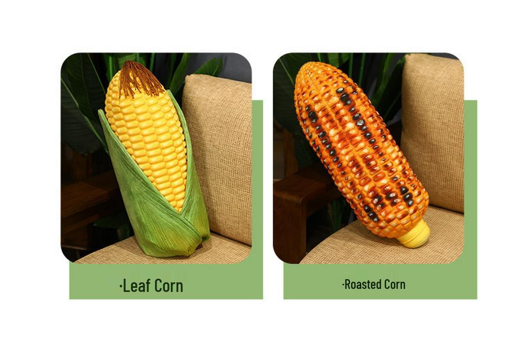 Quirky Grilled Corn Plush Doll - Creative Gift Pillow Toy for Girls