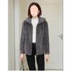 Ladies Cozy Fleece Hooded Coat Warm Casual Plush Outerwear