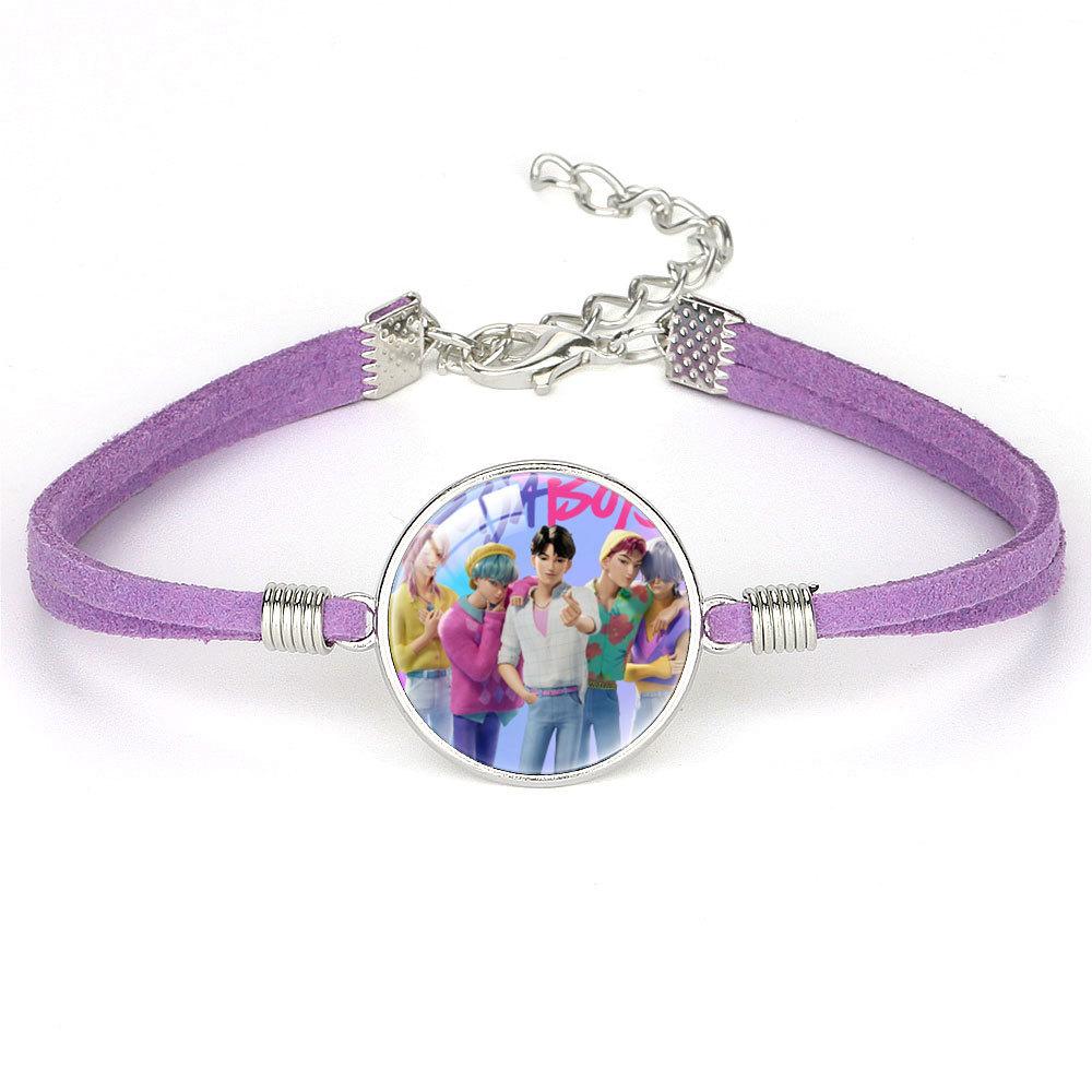 Rumi Zoey Mira Velvet Rope Bracelet Fashion Simple Crystal Jewelry