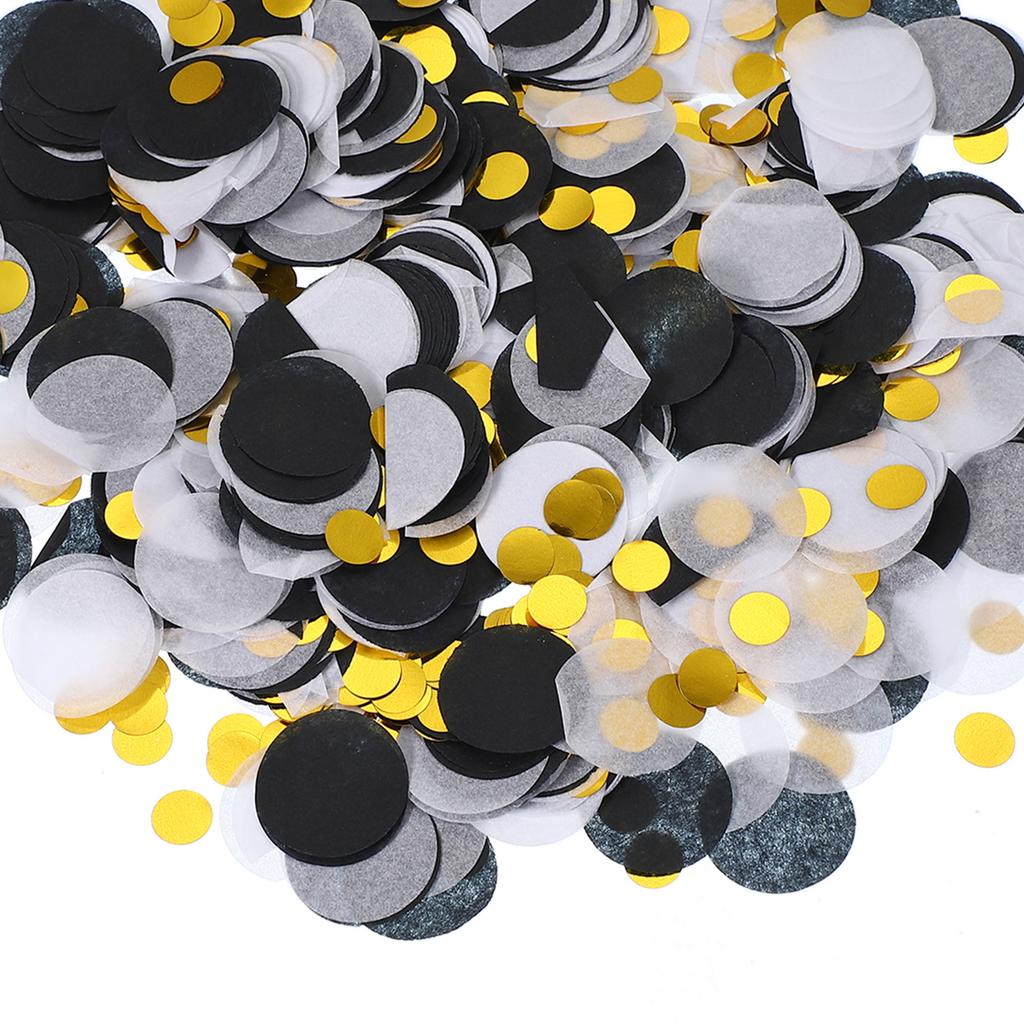 Ronde Tissuepapier Confetti 1 Inch Tafel Confetti Cirkel Stippen voor Bruiloft Verjaardag Feest Ballon Decoraties(1,76 oz)
