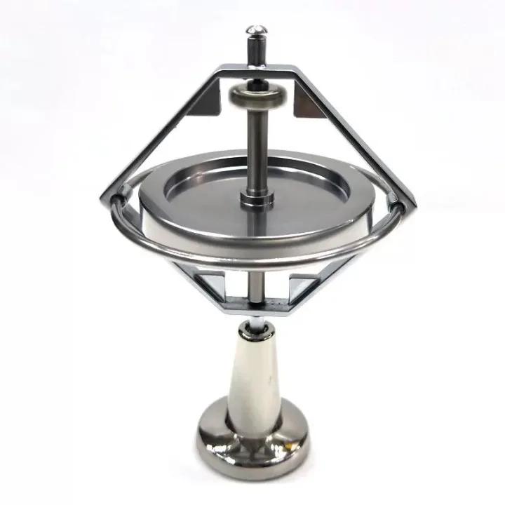 

Metal Square Frame Mechanical Gyroscope Anti-Gravity STEM Physics Toy Training Stress Relief Decompression Toy Adults Gifts