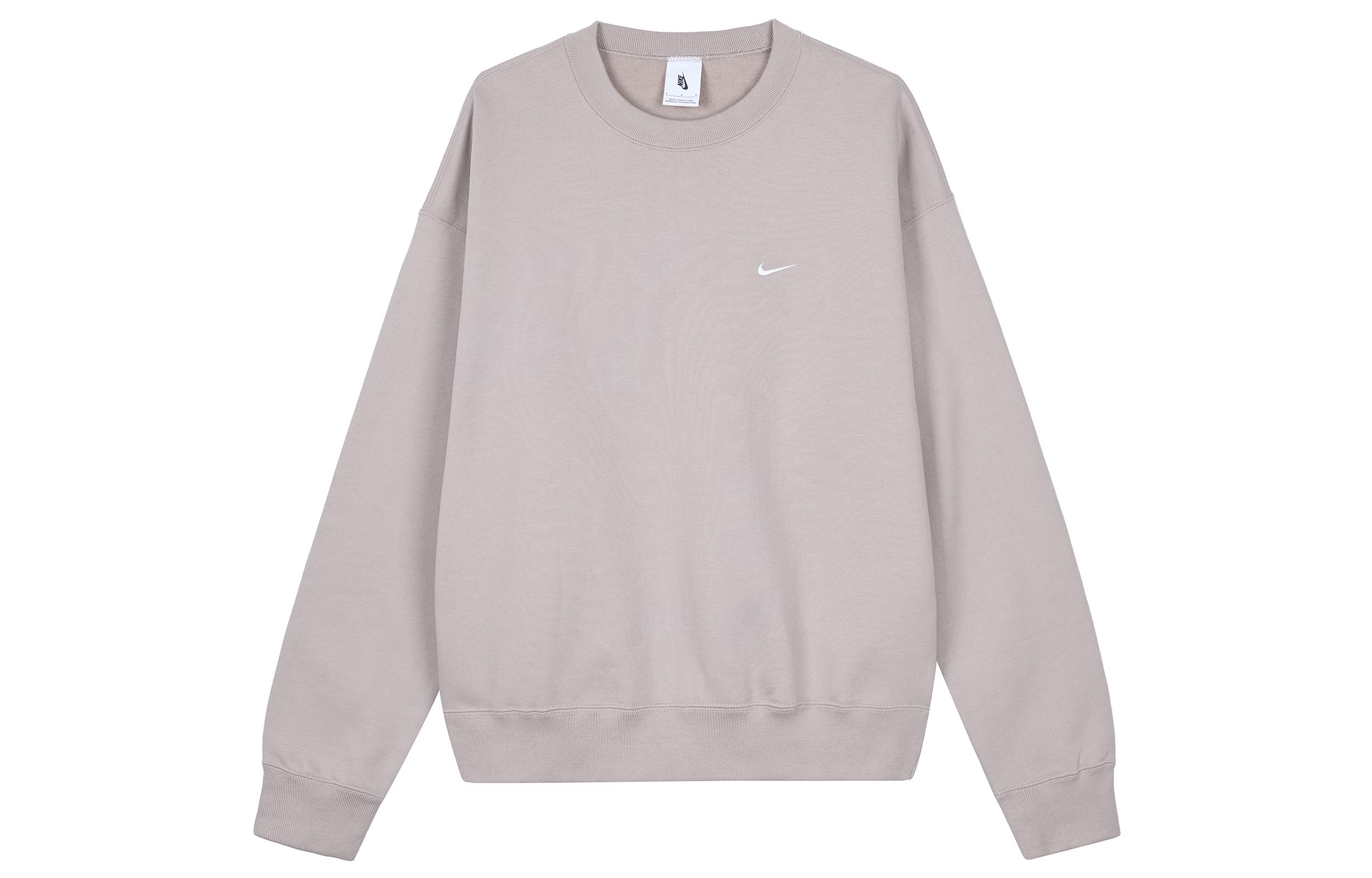 Nike Sweatshirts Men s Malt Yellow Crew Neck Moderate Regular DA0318-245 XL