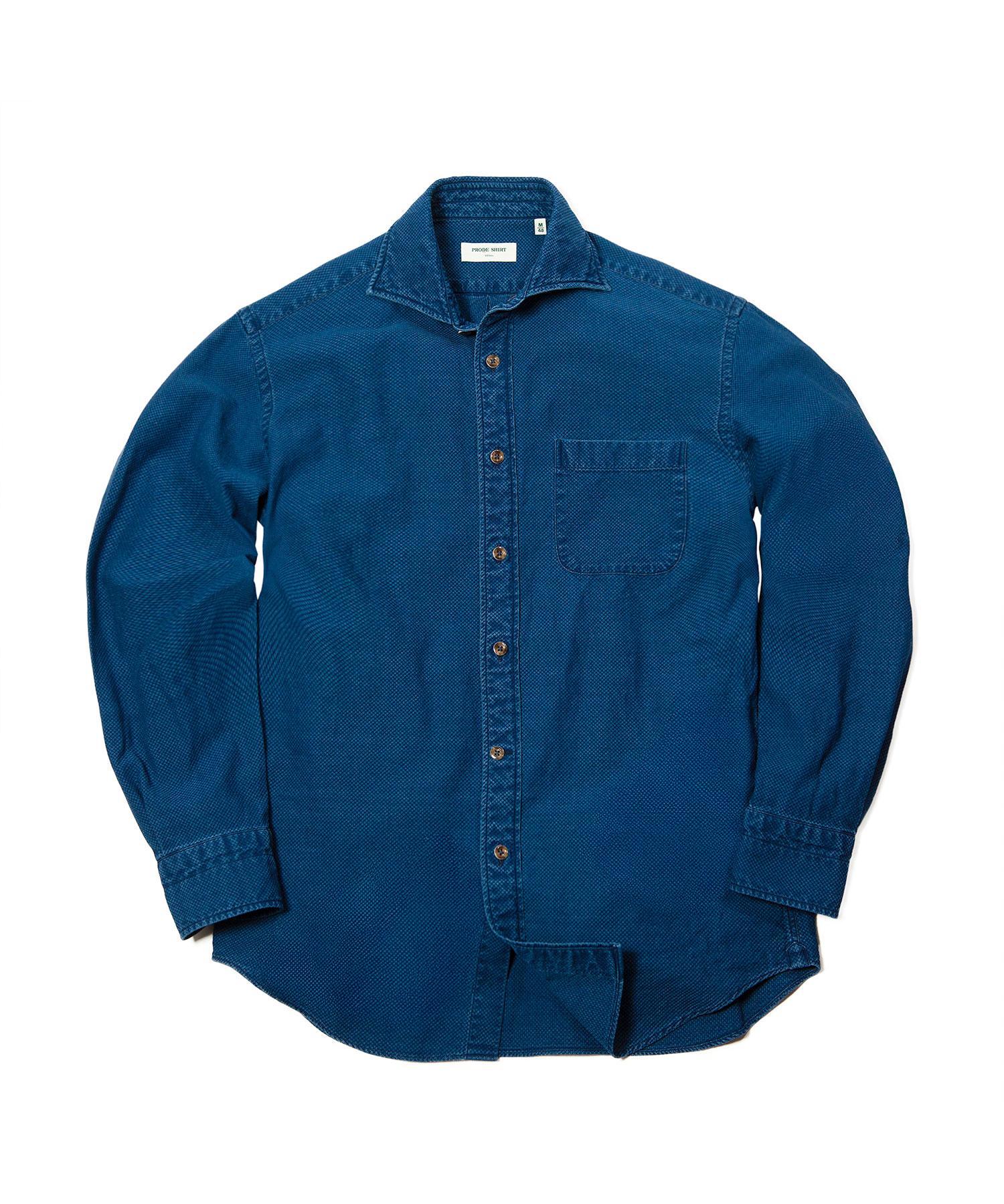 Prod Shirt [Regular] Royal Vintage Denim Shirt (Cerulean Blue) Cerulean Blue/L(50)