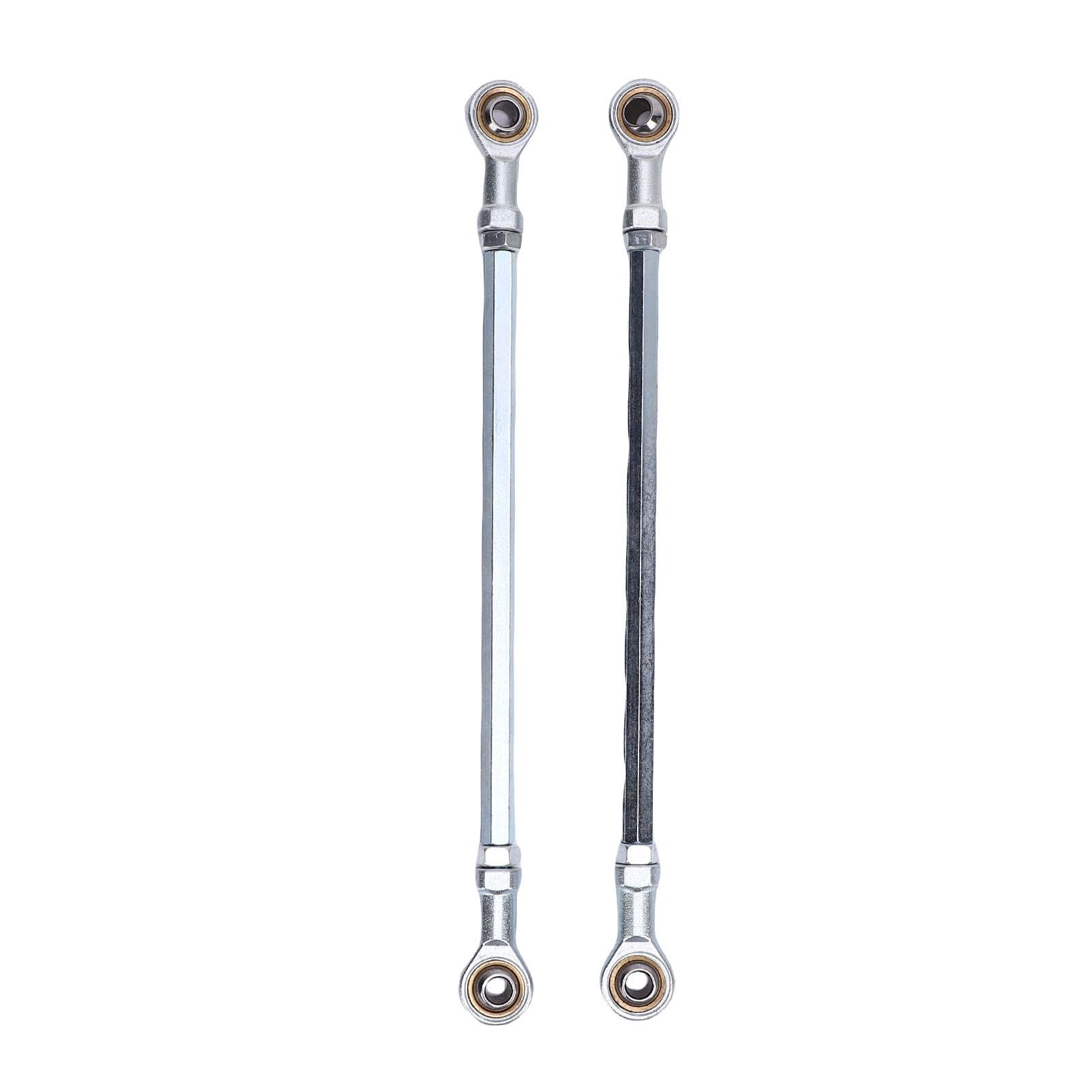 Igeteck Unisex 1 Pair 275Mm 8Mm Steering Shaft Tie Rod Steel Alloy High Hardness For Go Kart Drift Trike Atv Quad Mini Bike