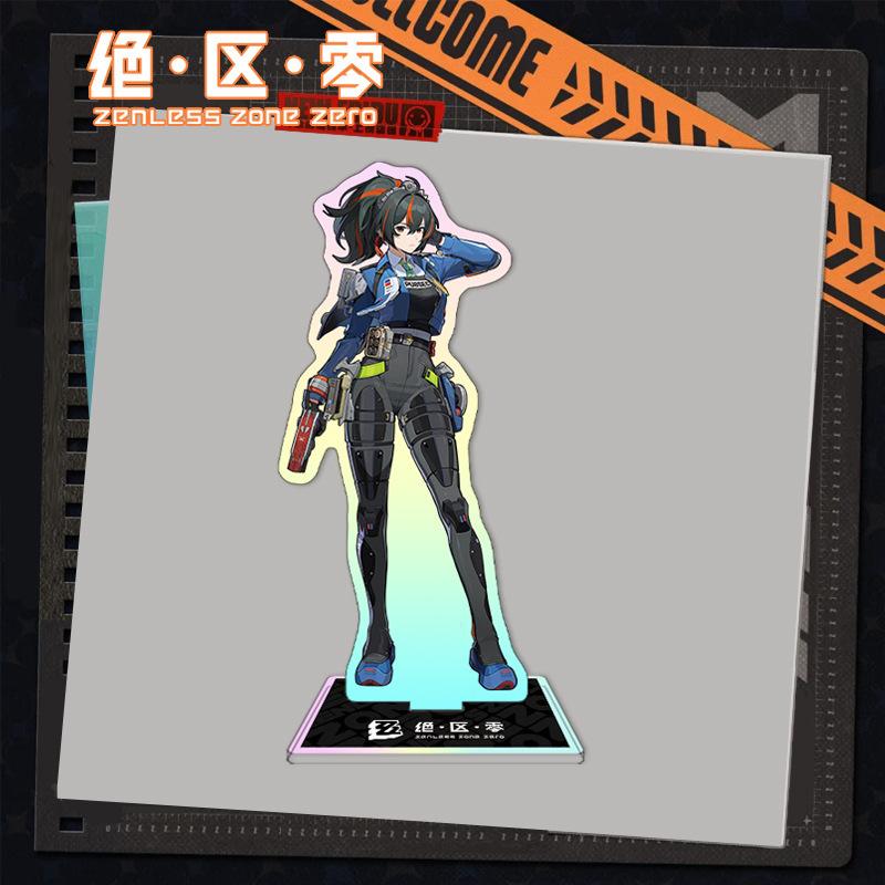 Zenless Zone Zero Nicole Demara Zhu Yuan Anime Acrylic Stand Sign Ellen Joe Ben Bigger Collect Desktop Decoration Keychain Gifts