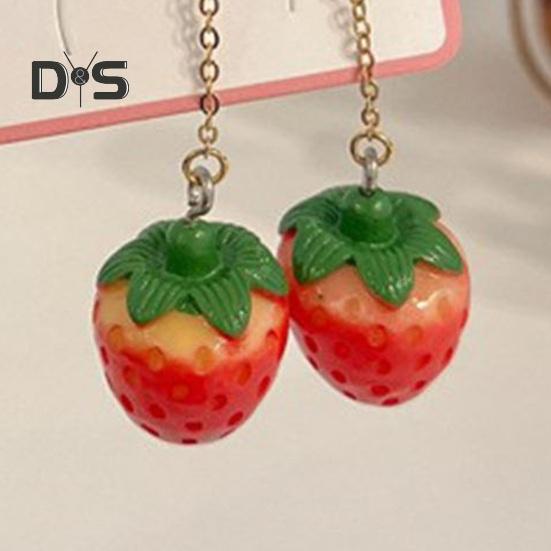 3 Pairs Strawberry Bow Charm Hair Clips Red Plaid Hairpins Anti-slip Teeth Women Girls Christmas Hair Accessories