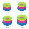 Piscina gonfiabile fluorescente circolare per adulti e bambini, in PVC, per sport acquatici, estiva, all'aperto, pontone, nuoto
