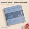 Portable Drawing Sketchbook Thick White Cardboard Mini Convenient And Thickened Art Book For Watercolor Painting