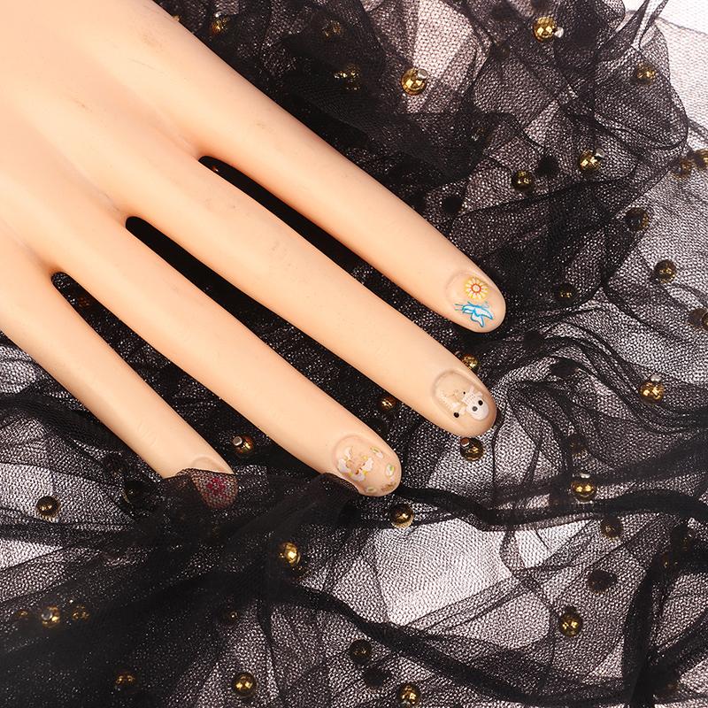 Nail Photos Shooting Props Gauze With Pearl Photography Background Tulle Items Fotografia Backdrops Decoration Materials