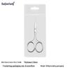 Stainless Steel Beauty Scissors: Round Head Makeup, Eyebrow, and Nose Hair Trimming Tool