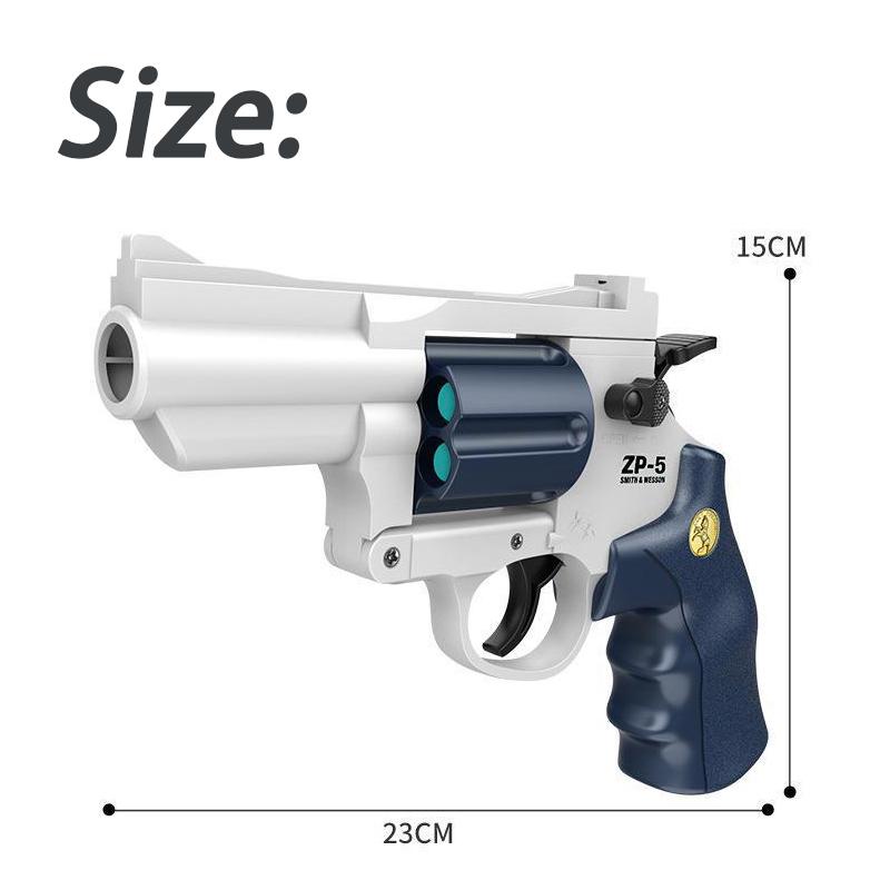 Soft Bullet Gun Toy Outdoor Manual EVA Foam Bullet Gun Pistol Blaster Shooting Sport Party Interactive Toys For Boy Adult Gift