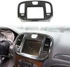 Carbon Fiber Look Central Control Navigation Screen Trim for 2015-2023 Chrysler 300