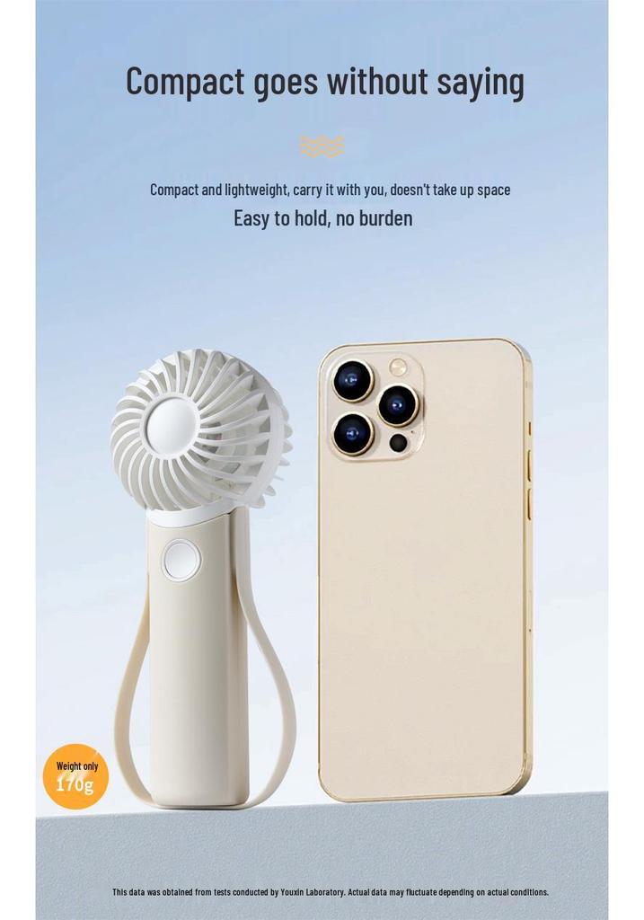 2024 Compact Three-Speed Portable Mini Fan for Outdoors