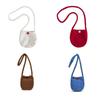Soft Women Bucket Bag Sweet Winter Shoulder Bag Fashion Plush Crossbody Bag  Travel