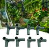 Heavy Duty Greenhouse Frame Connectors 8pcs for 19mm Pipe Diameter Plastic Joint Brackets Suitable for Plant Support Frames