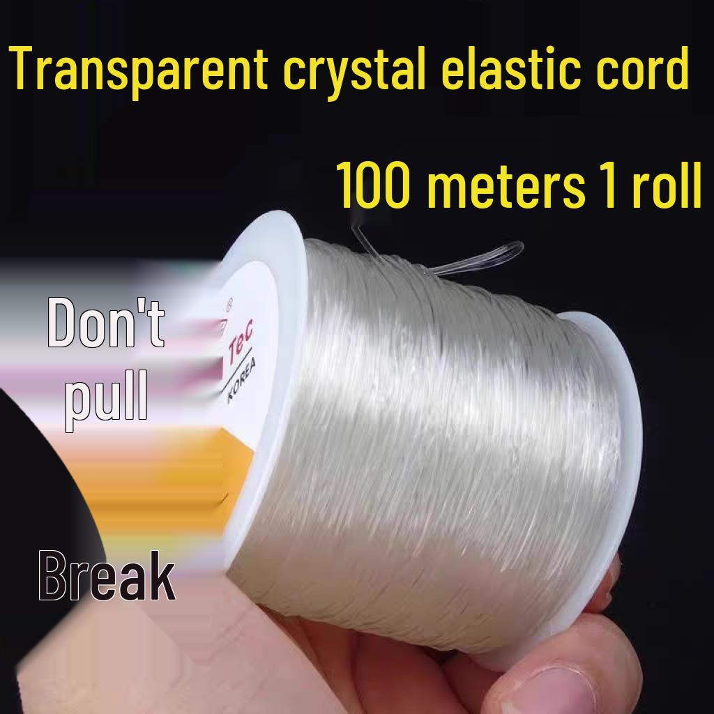 Elastic Transparent Crystal Beading Cord for Buddhist Beads and Bracelets