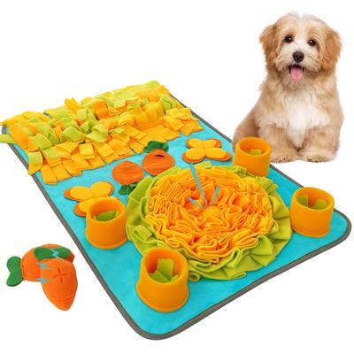 Washable Nose Work Mat for Smell Training Treat Hiding Training Prevents Slow Stress Educational Pet Toy Dogs, Mat, Mat, Blanket, Non-Slip, Eating,