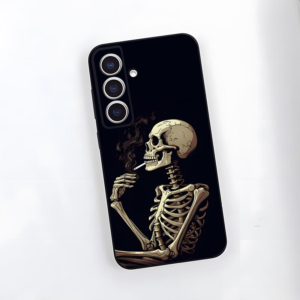

Spooky Skull Phone Case For Samsung A25 A13 A33 5G A54 A36 A35 A56 A52 A14 Shockproof Soft Cover Samsung A36