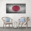 Dreiteiliger Leinwanddruck Flagge von Japan