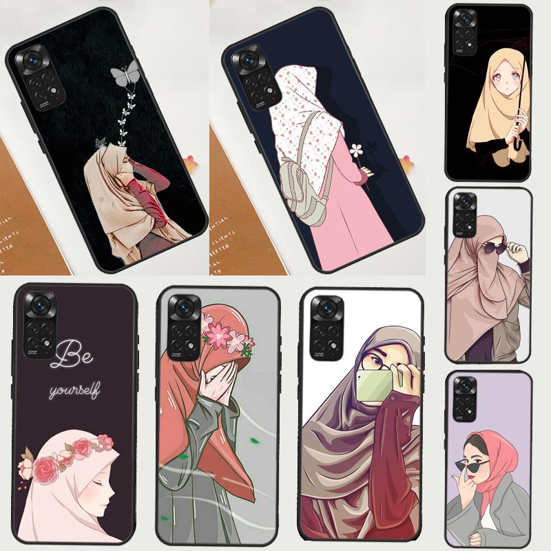 Muslim Women Islamic Girl Case For Xiaomi Redmi 14C 13C 10C 12C Redmi Note 9S 10S 11S 12S 9 10 11 12 13 14 Pro Cover