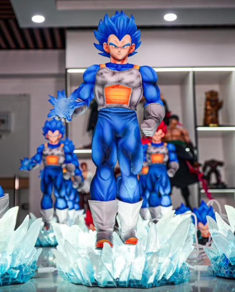 

Новая статуэтка Jt Studio Dragon Ball Z Super Blue Vegeta Goku с двумя головами, фигурка-экшен, модель, игрушка, коллекционная фигурка, подарки для детей