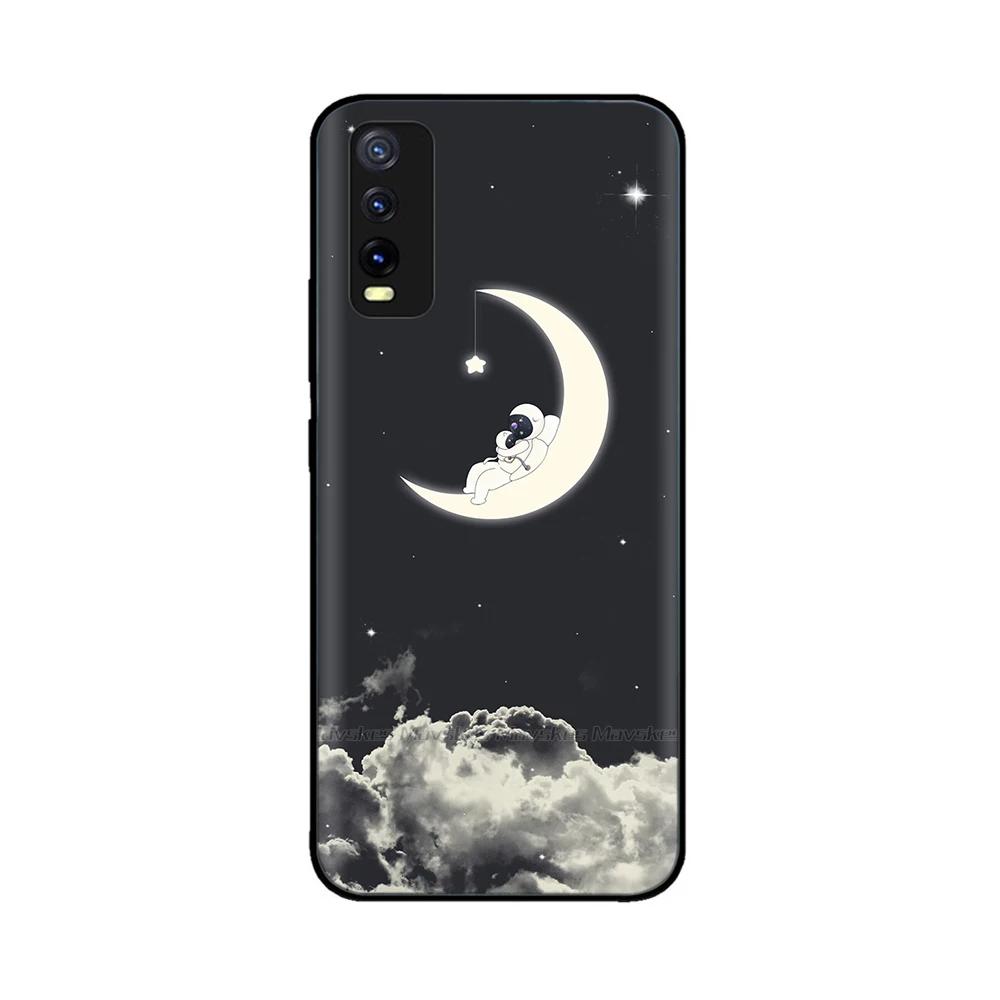 Pro Vivo Y20 Y20i Y20a Y20s Vivo Y11s Y12s Pouzdro na telefon Roztomilý Chránič fotoaparátu Zadní kryt Pro Vivo Y20 2021 V2027 Silikonové Fundas