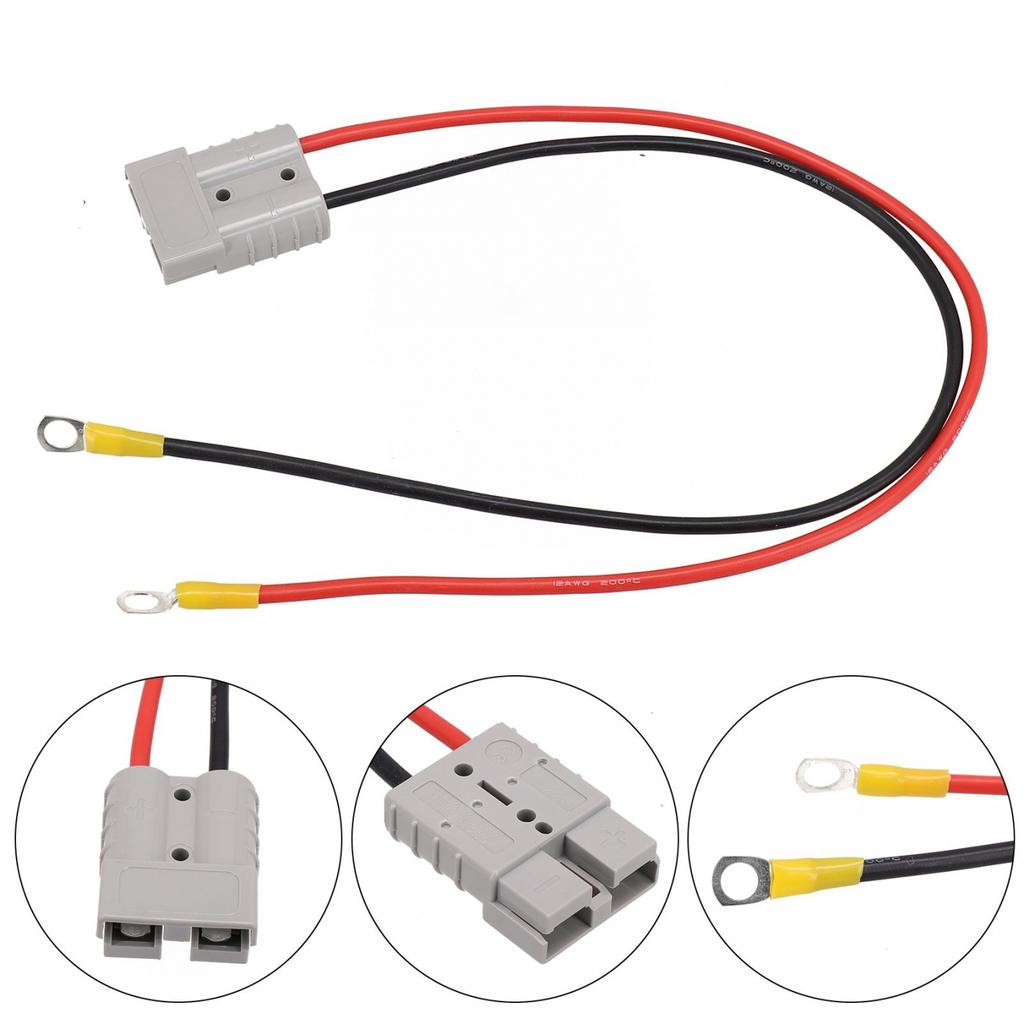 50A Für Anderson Stecker-Kabel zu Öse M8 Klemme-Batterieladeanschlusskabel