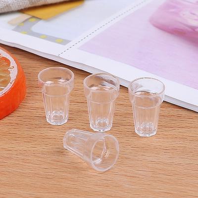 4 1/12 Dollhouse Miniature Transparent Wine Glass Toy Children'S Doll Accessories