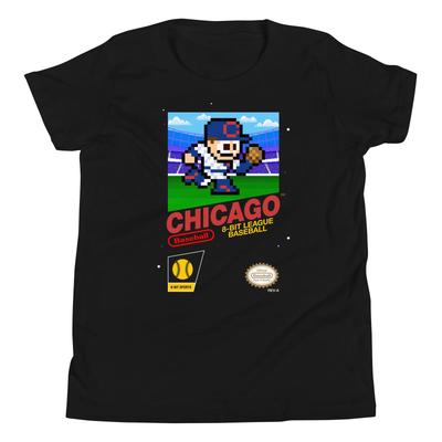 Chicago Cubs Teamtrikot 8-Bit Retro Nintendo NES Jugend Kind Jungen T-Shirt