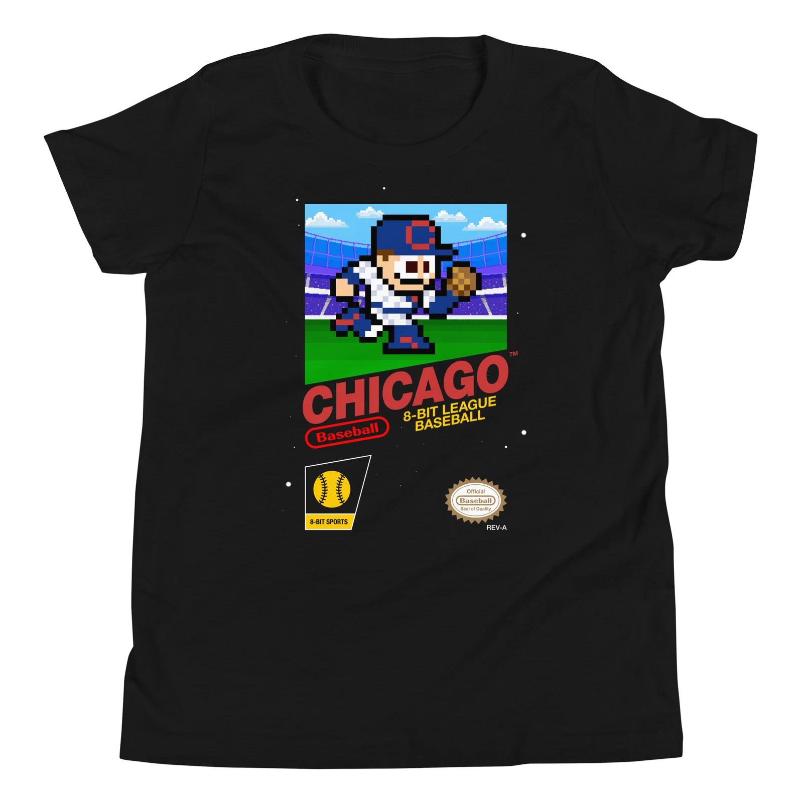 

Chicago Cubs Team Jersey 8-Bit Retro Nintendo NES Youth Kid Child Boys T-Shirt 2XL