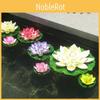 Stunning High Realistic Appearance Artificial Lotus Flower Water Lily Floating Plant