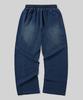 Beodeonteu Front Line Washed Wide Sweatpants [Indigo]