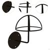 Hat Display Rack Baseball Cap Holder AntiSlip Wall Mounted Stable Wig Stand Prop for Shop