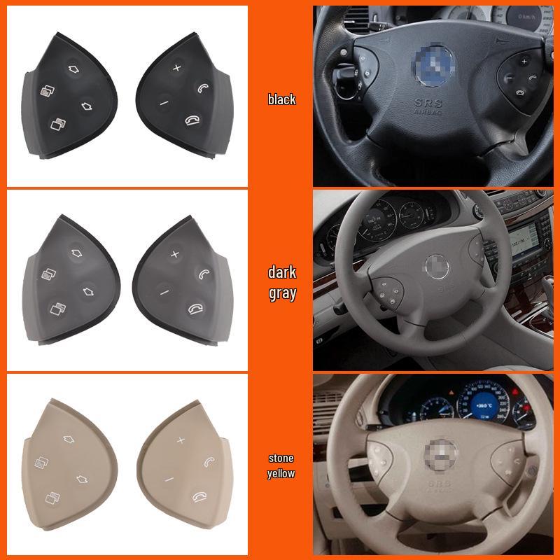 Compatible with Mercedes-Benz E-Class W211 Steering Wheel Buttons: E200, E260, E300L Multifunction.