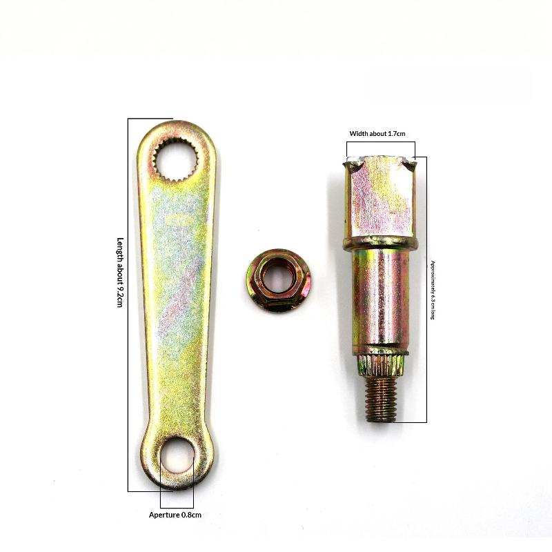 1 Set 130/160/180/200 Brake Arm Shaft Pin Bolt Kits Motorcycle Rear Brake Cam Lever Assembly Kit For Scooter Atv Dirt Bike A1