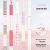 Twilight Fabric Scrap Series Washi Tape: Korean INS Journaling Essentials, 4 Fresh Designs.