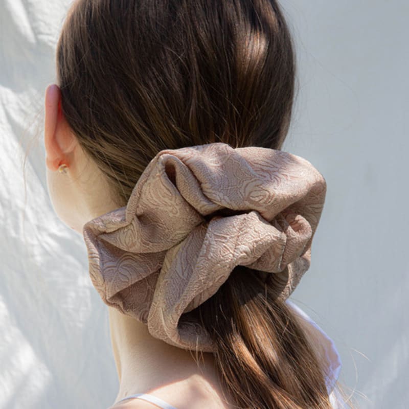 Jean Paul Clarisse Rose Pattern Scrunchie JP-22-136S