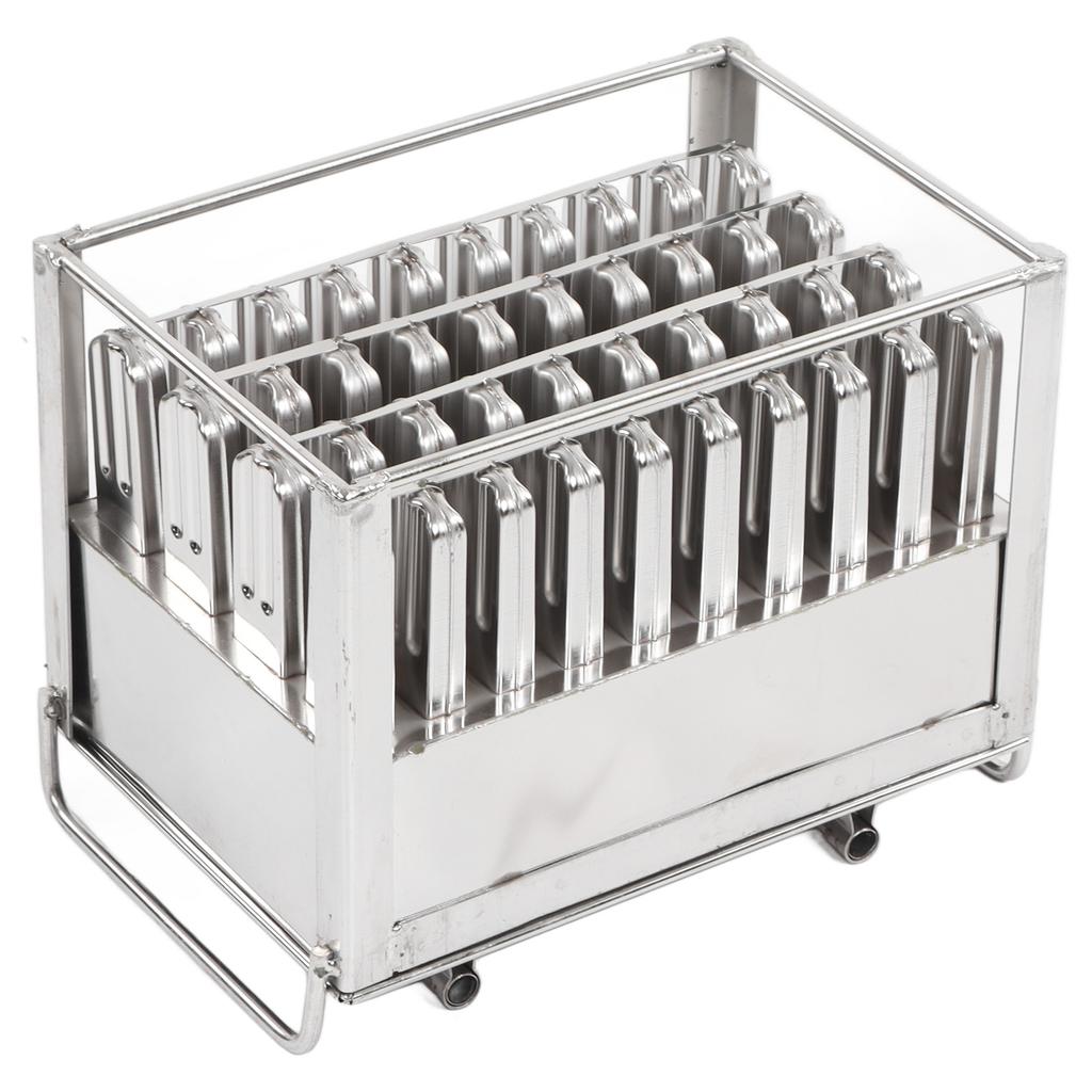 Formă de Înghețată Rezistentă Argintie Groasă Sigură Fiabilă DIY Inox Formă Bar de Gheață