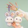 Cute Rabbit Plush Toys Hanging Pendants Easter Bunny Plushies Animal Dolls Backpack Accessory Keychain Easter Gifts For Friends