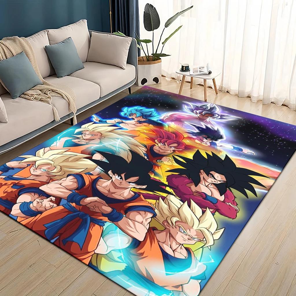 3D Dragon Anime Carpet Rug for Living Room Bedroom Home Sofa Decoration,kids PlayNon-slip Floor Mat Gift