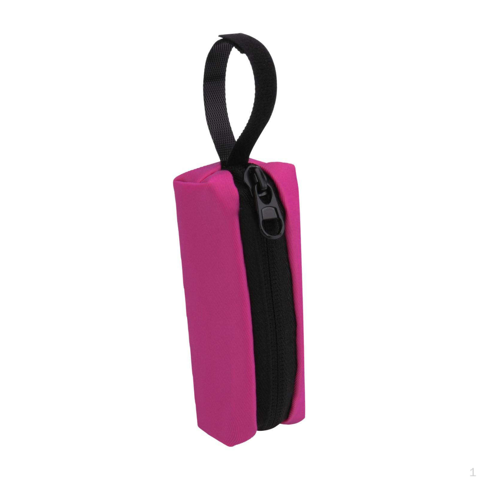 

Bag Keychain Water Bottle Lip Pouch Zippered Storage Suitable Gift for Women Daily Use Work рожевий червоний колір